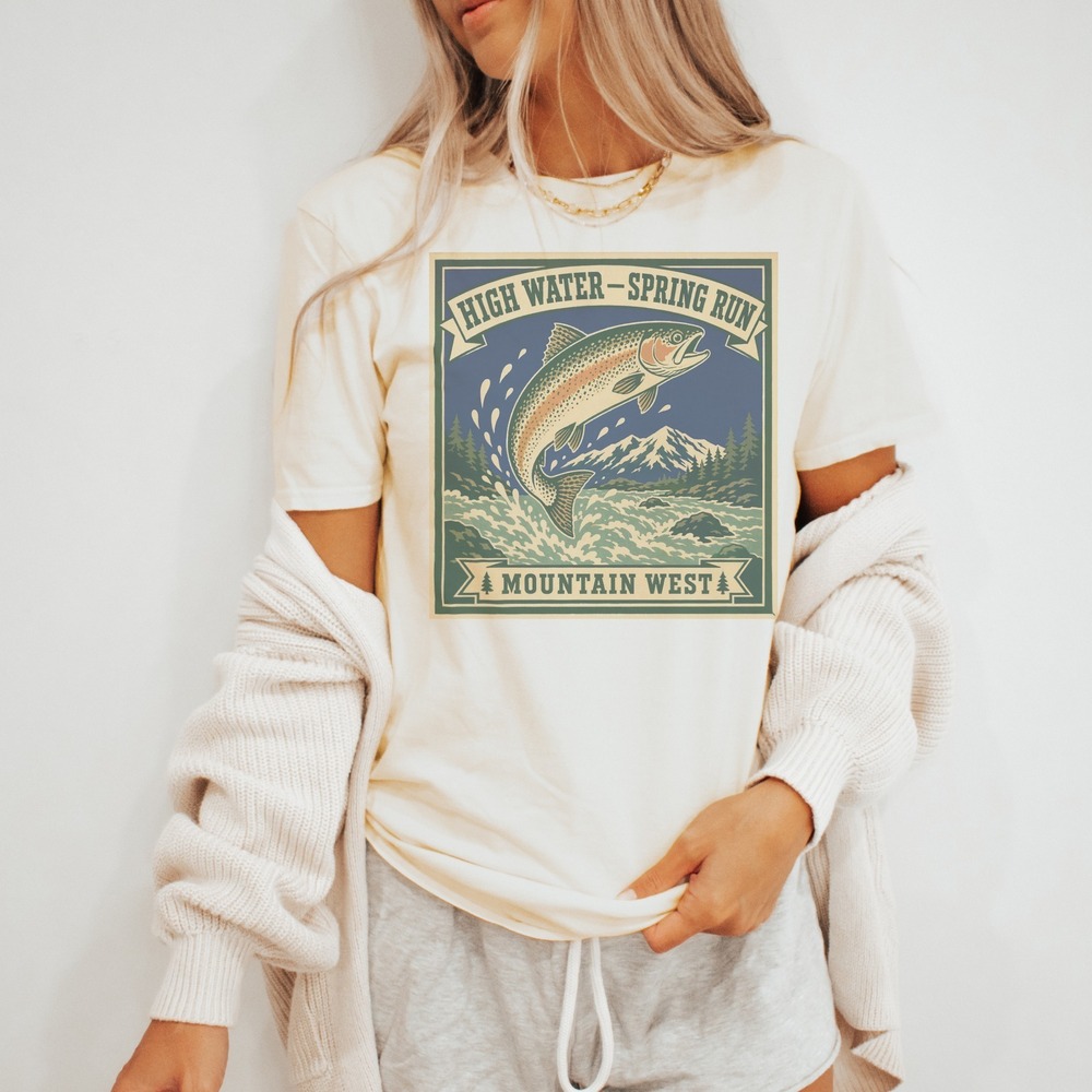 High Water Spring Run Vintage Style Adventure Shirt